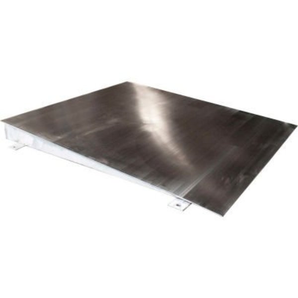 Optima Scale Mfg. Optima 750 Series Ramp For 4'x4' Pallet Scale, 40inWx48inLx12inH, 10,000 lb Capacity OP-750-SS-4x4